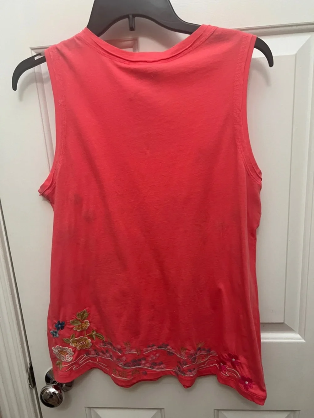 Johnny Was Celina embroidered tank top V-neck - Picture 4 of 9